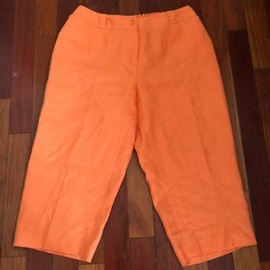 Talbots Petites Irish Linen Trouser Pants